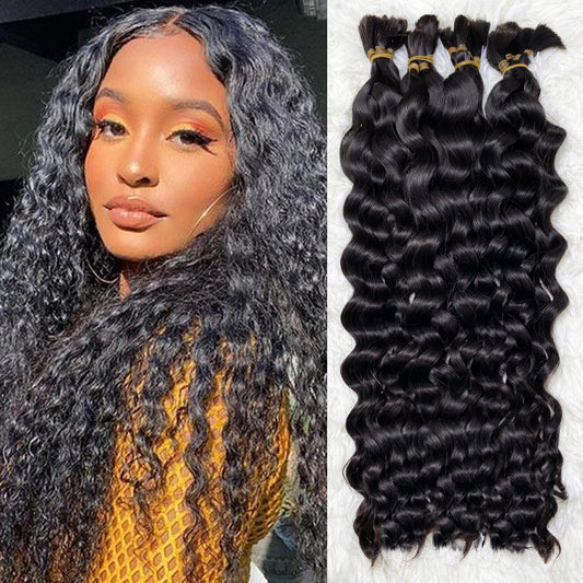 Italian Curly bundle Virgin Hair 100% Human Hair Extensions Natural Color