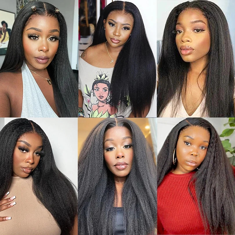 Kinky Straight Human Hair Bundles Natural Hair 100% Human Hair Hair Extensions